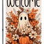 Bandera jardín Halloween 12x18pulg doble cara calabaza