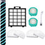 7 Filtros Repuesto AZ4002 para Aspiradora Shark POWERDETECT