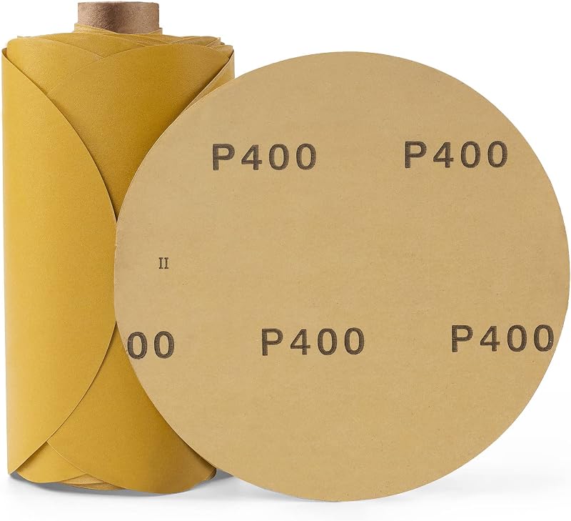 100 Discos Lija PSA 6pulg Grano 400 Aluminio