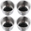 4 Pzas Titular Taza Acero Inox para Barco con Drenaje