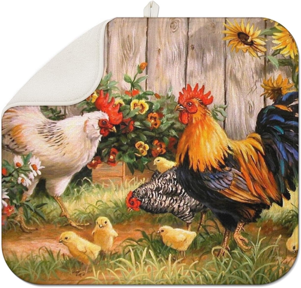 Almohadillas escurridoras microfibra 16x18pulg gallo
