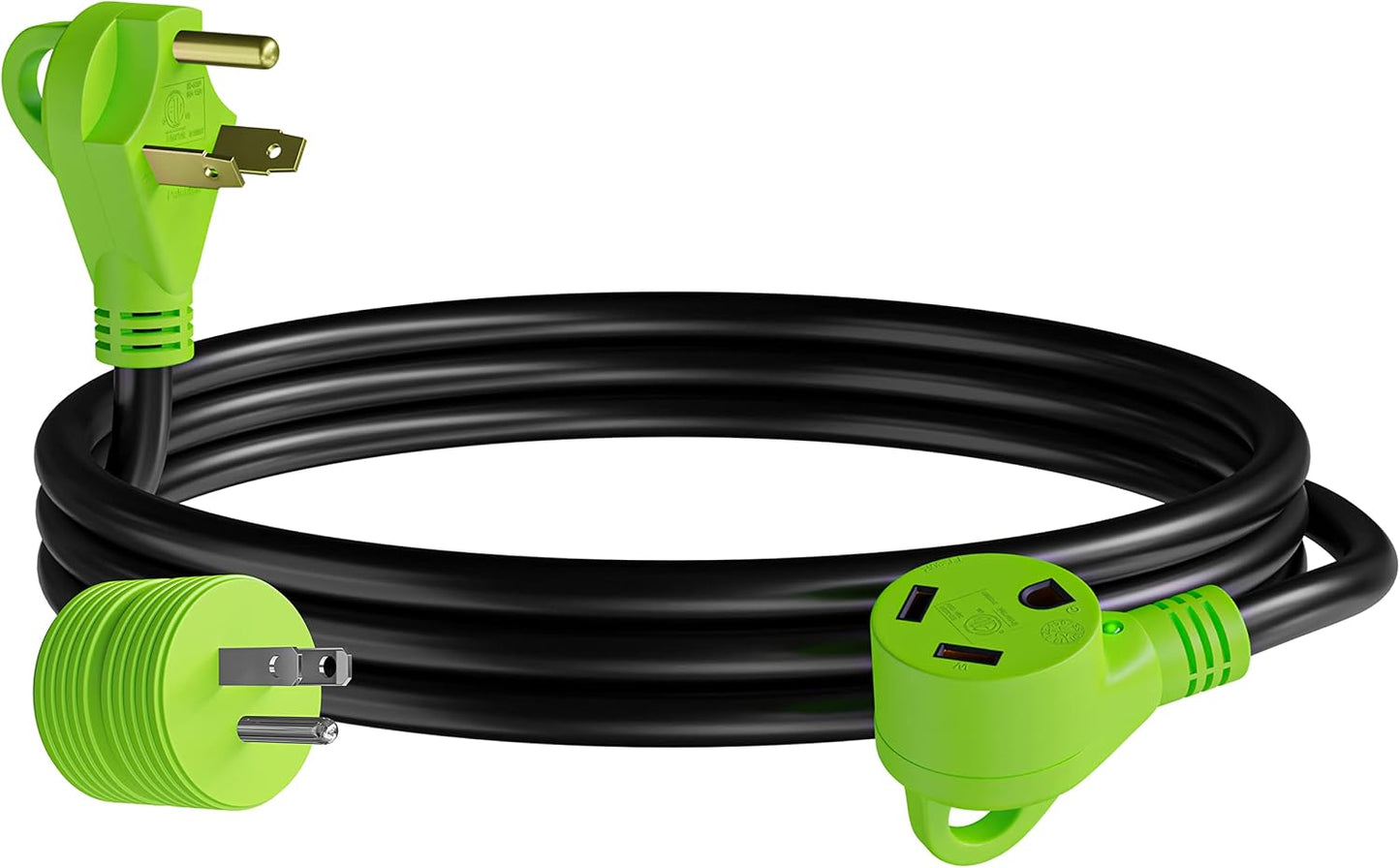 Cable extensión RV 10pies 30A con LED enchufe 30A