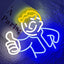 Letrero neón Vault Boy para dormitorio gamer