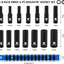 Set llaves impacto magnético 1/4" 14pzas 4-15mm métrico