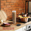 Contenedor pasta espagueti transparente con tapa set 2
