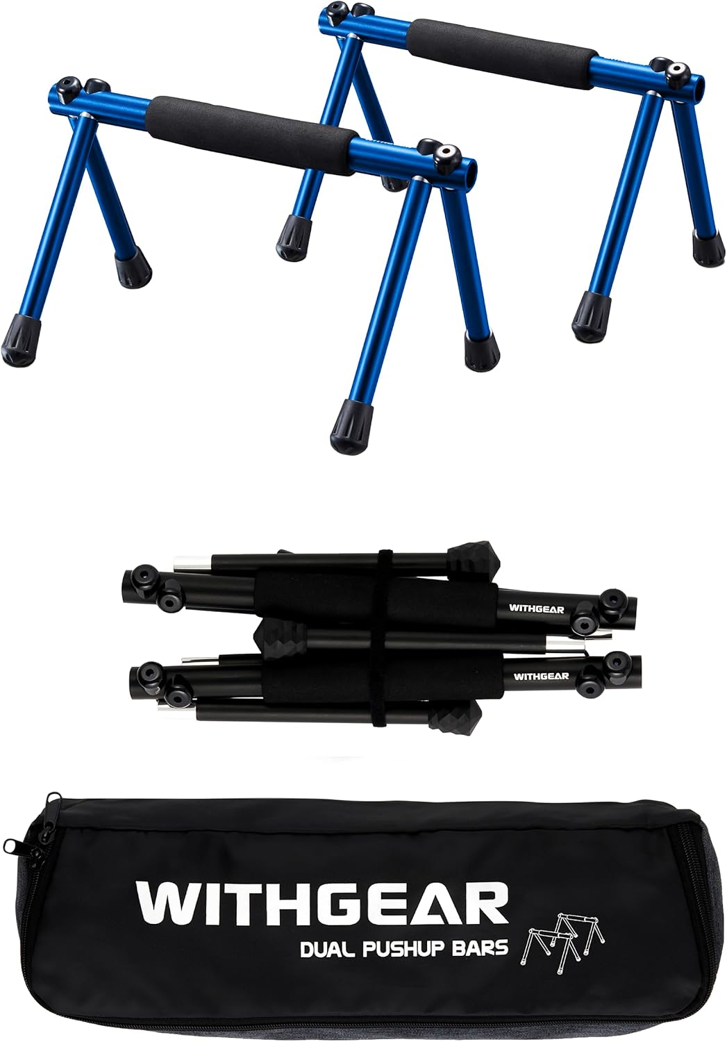 Barra empuje plegable metal Duraluminio asas flexión