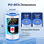 Filtro piscina tipo A/C/III reemplaza Intex 29000E 6 Pzas