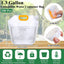 Bolsa almacenamiento agua 1.3gal plástico transparente