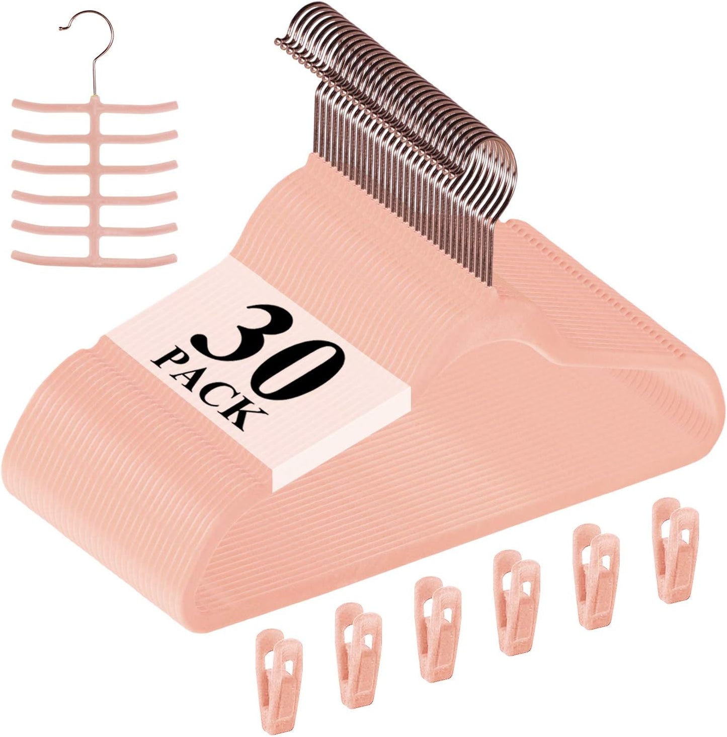 Traje terciopelo set 30 perchas antideslizantes hombre