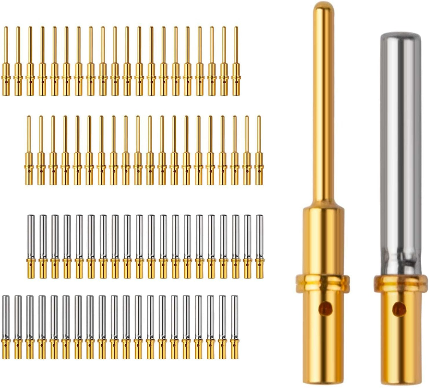 Kit terminales sólidos ST6356-20-040 contactos girados oro