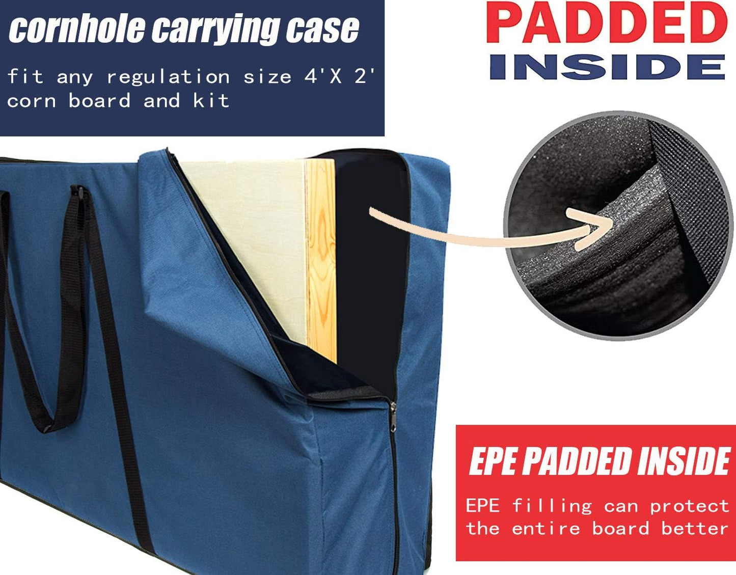 Estuche acolchado para Cornhole con correa ajustable