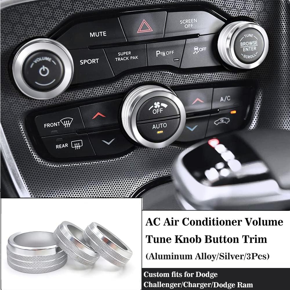 Fundas perilla clima Challenger Charger 300 15-24 plateado