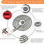 Repuesto estufa Whirlpool sartenes 6 y 8 pulg comp