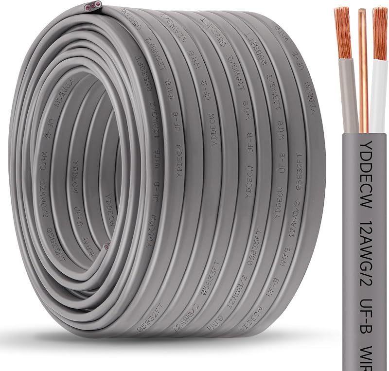 Cable UF-B 12/2 250pies 100% cobre 12AWG enterramiento