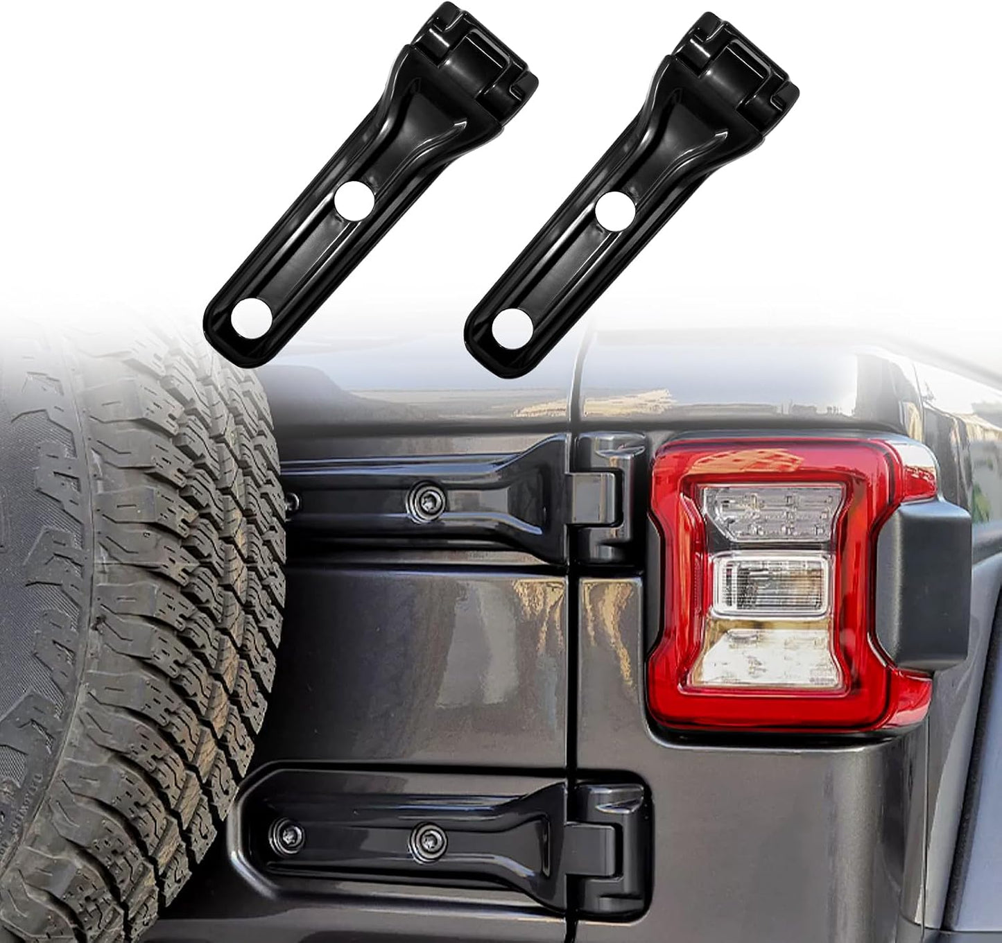 Cubierta bisagra puerta Jeep Wrangler JL JLU 2018-23