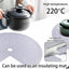 Forro silicona antiderrap doble nivel cocina 27pulg gris
