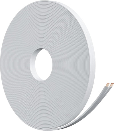 Cable altavoz plano calibre 16 50pies blanco OFC CL2