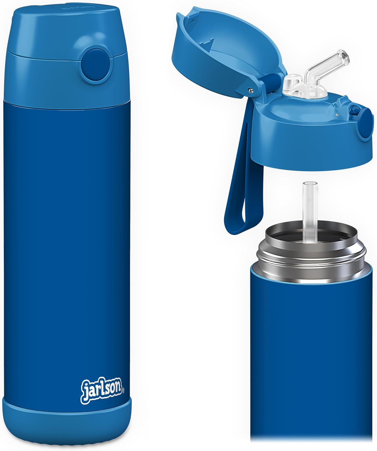 Botella térmica acero inox para niños 18oz con popote