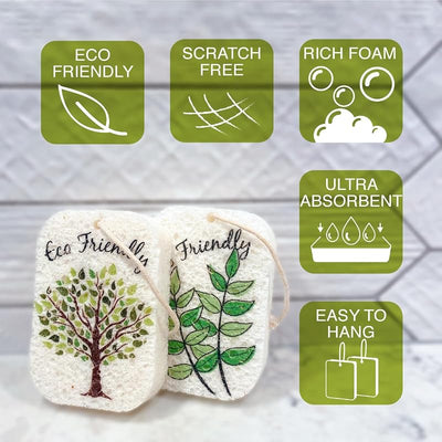 10 Esponjas Celulosa Ecológicas Multiusos