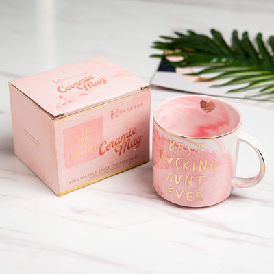 Taza de café divertida para tía de sobrina