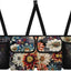 Organiz. maletero coche estilo boho mandala plegable