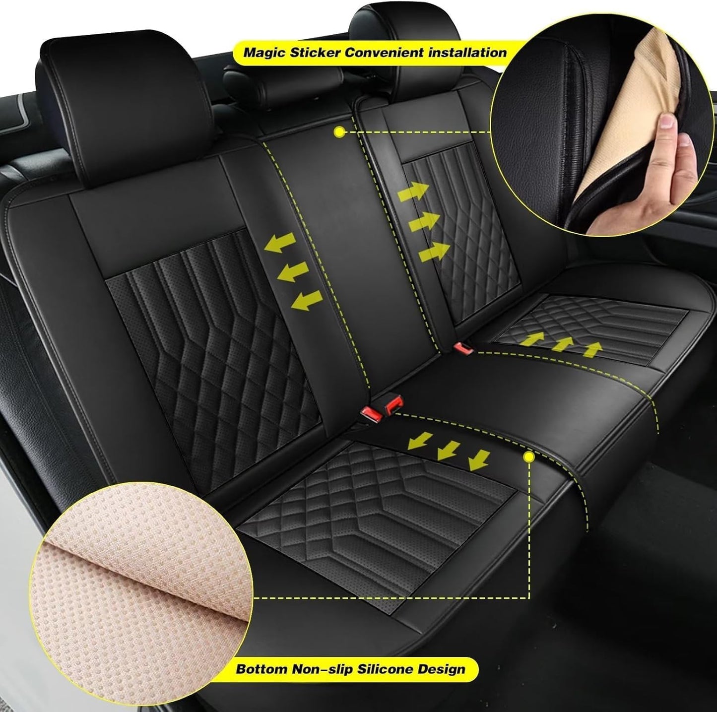 Set fundas asiento Subaru Outback 07-26 cuero transpirable
