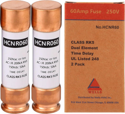 Fusible 60A 240V para caja desconexión pack 2 UL