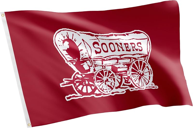 Bandera Sooners UO 3x5ft tela poliéster duradera
