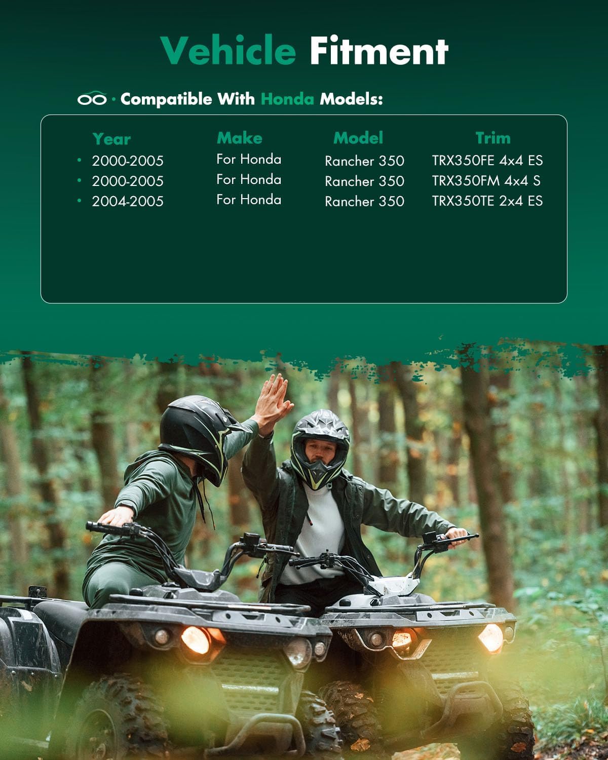 Eje CV para Honda TRX 350 Rancher 2000-2005