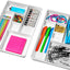 Set 2 bandejas plástico 6 compartimentos organiz. blanco