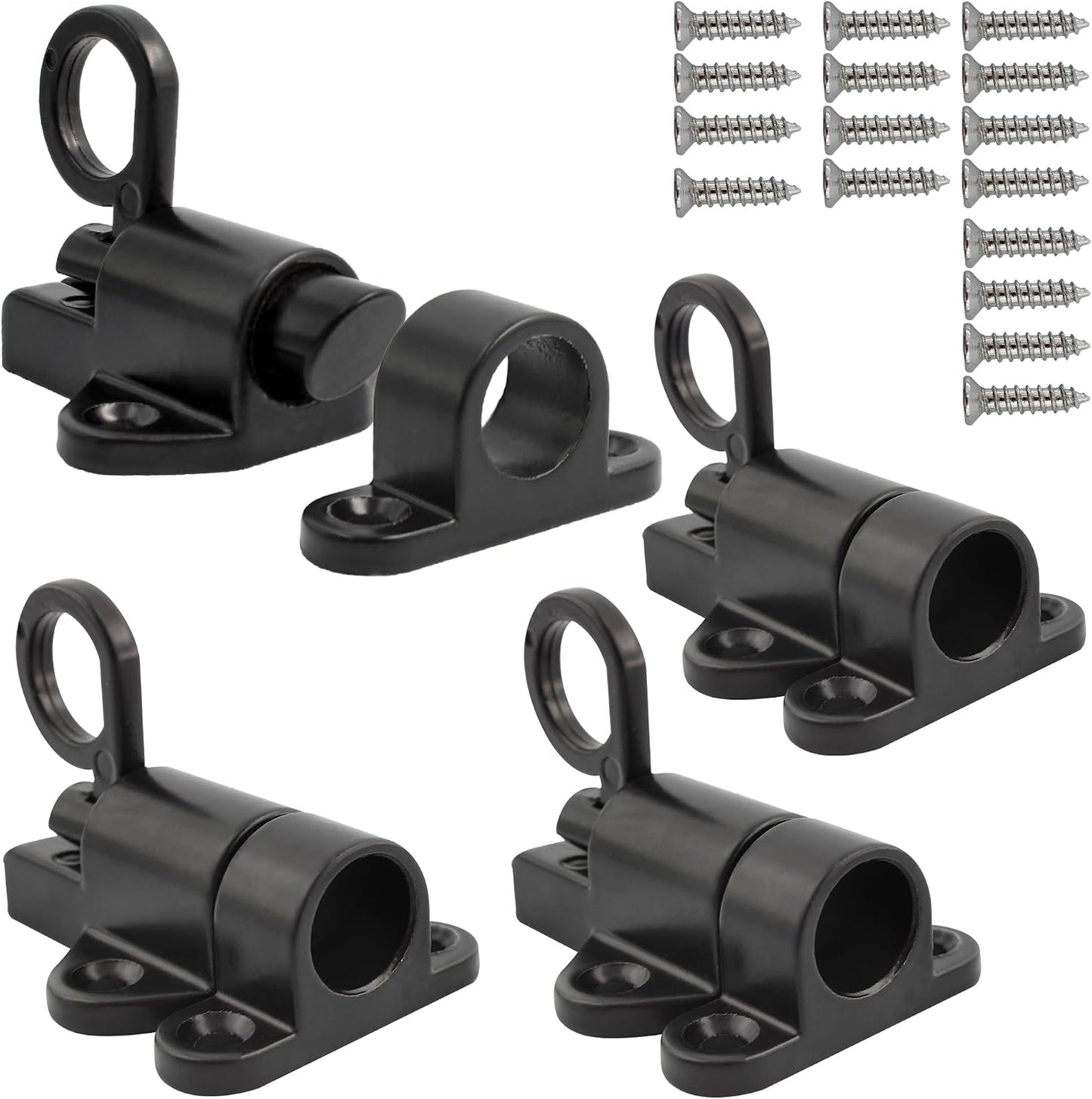 Cerrojos automática puerta resorte negro seguridad