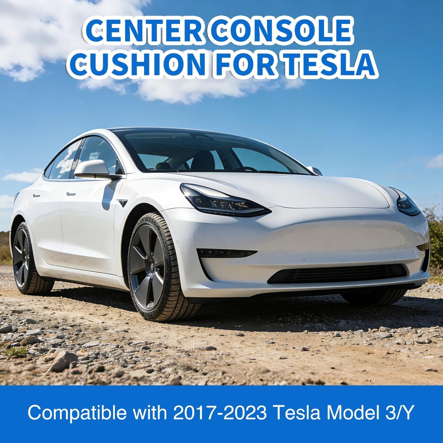 Funda consola central Tesla Model 3/Y cuero PVC