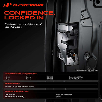 Actuador bloqueo puerta Dodge Dakota 97-98 lado izq