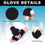 4 Pzas Guantes Invierno Sin Dedos para Mujer y Adolescente