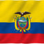 Bandera Ecuatoriana 3x5ft Poliéster Ojales Latón Doble Costura
