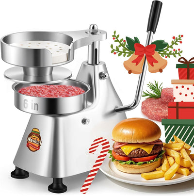 Prensa hamburguesa acero inox 150mm 400 pzas papel