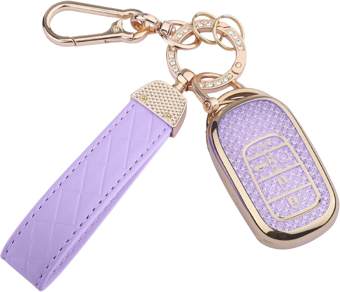 Funda llavero TPU Honda Accord Civic HR-V 2022-23 dorado