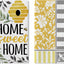 Toalla de cocina de abeja familiar con motivos florales para hornear y decorar