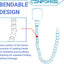 Embudo flexible largo 25.6" para transmisión automotriz