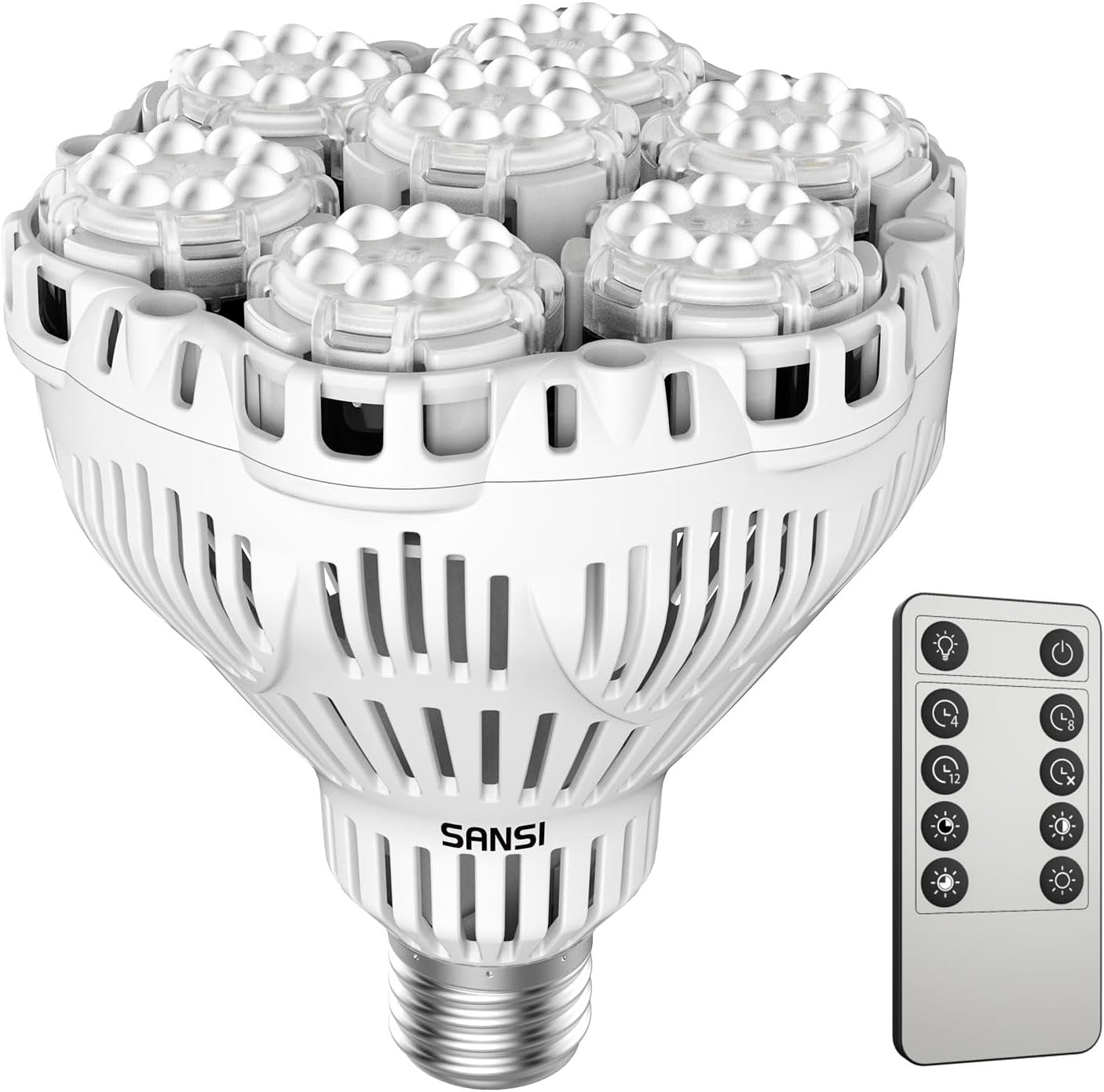 Bombilla crecimiento espectro completo 40W control remoto 4-12h