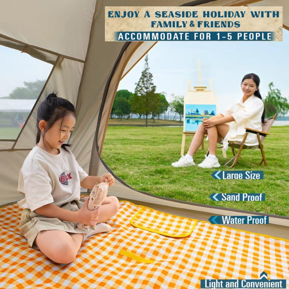 Manta picnic 80x60pulg impermeable para playa camping