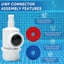 Conjunto conector repuesto limpiador piscina Polaris