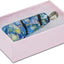 100 Cajas Joyería Rellenas Algodón Rosa Surtido