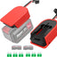2 Pzas Adaptador Rueda Eléctrica Bauer 20V Kit Batería