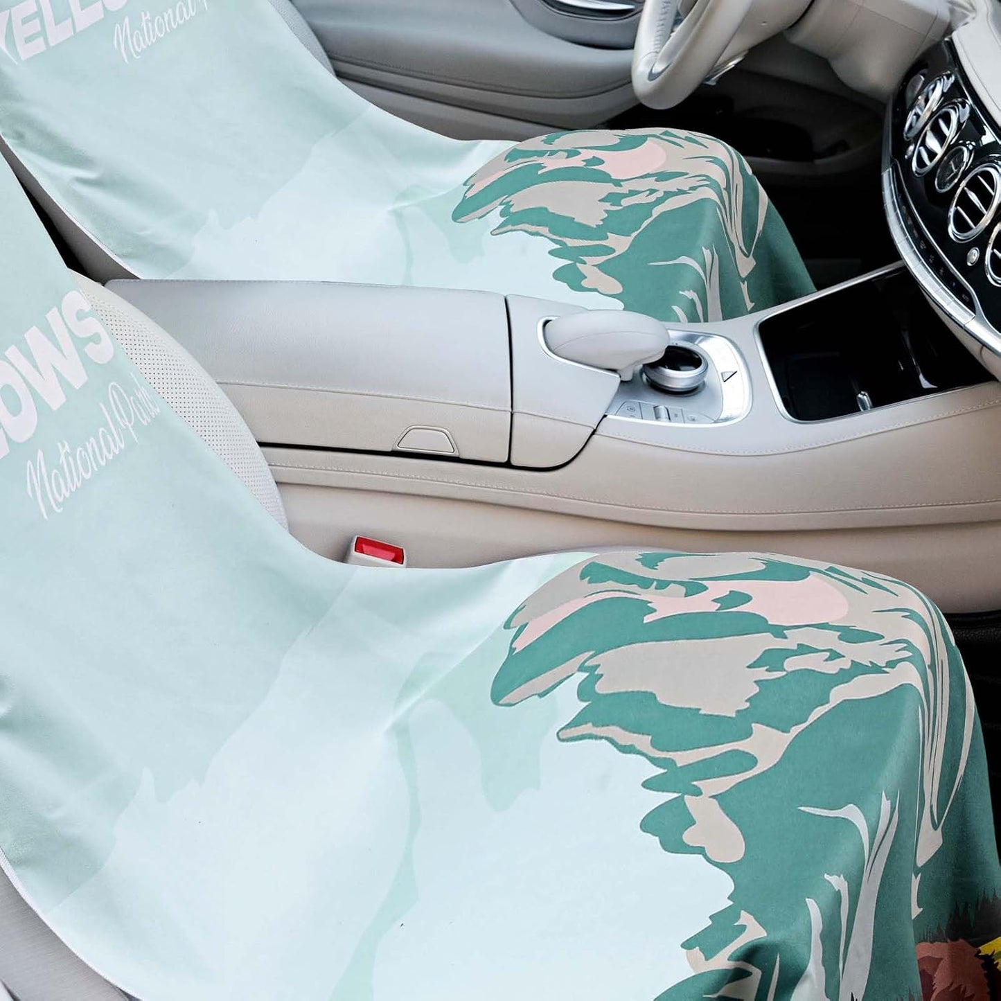 2 Fundas Asiento Coche 63x32" Antiderrap