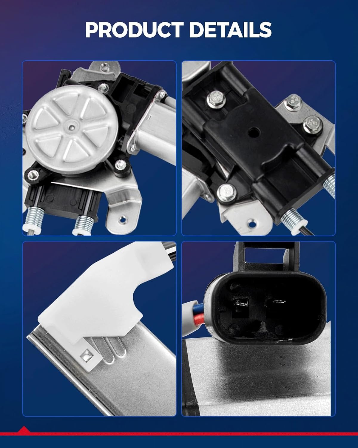 Regulador motor ventana eléctrica conductor comp Century
