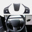 Funda volante Tesla Model 3/Y patrón fibra carbono