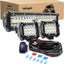 Barra luz LED 30cm 300W haz puntual 2uds 60W antiniebla