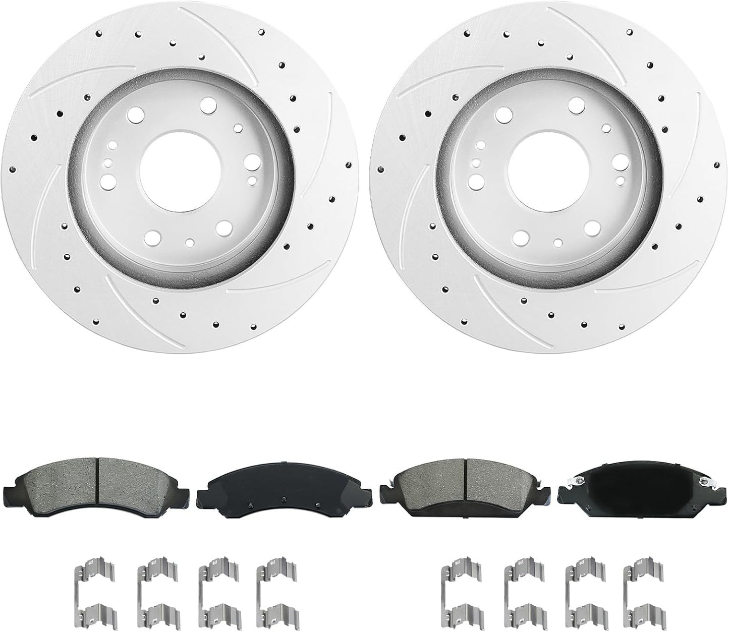 Frenos delanteros perforados Chevy Silverado 14-18