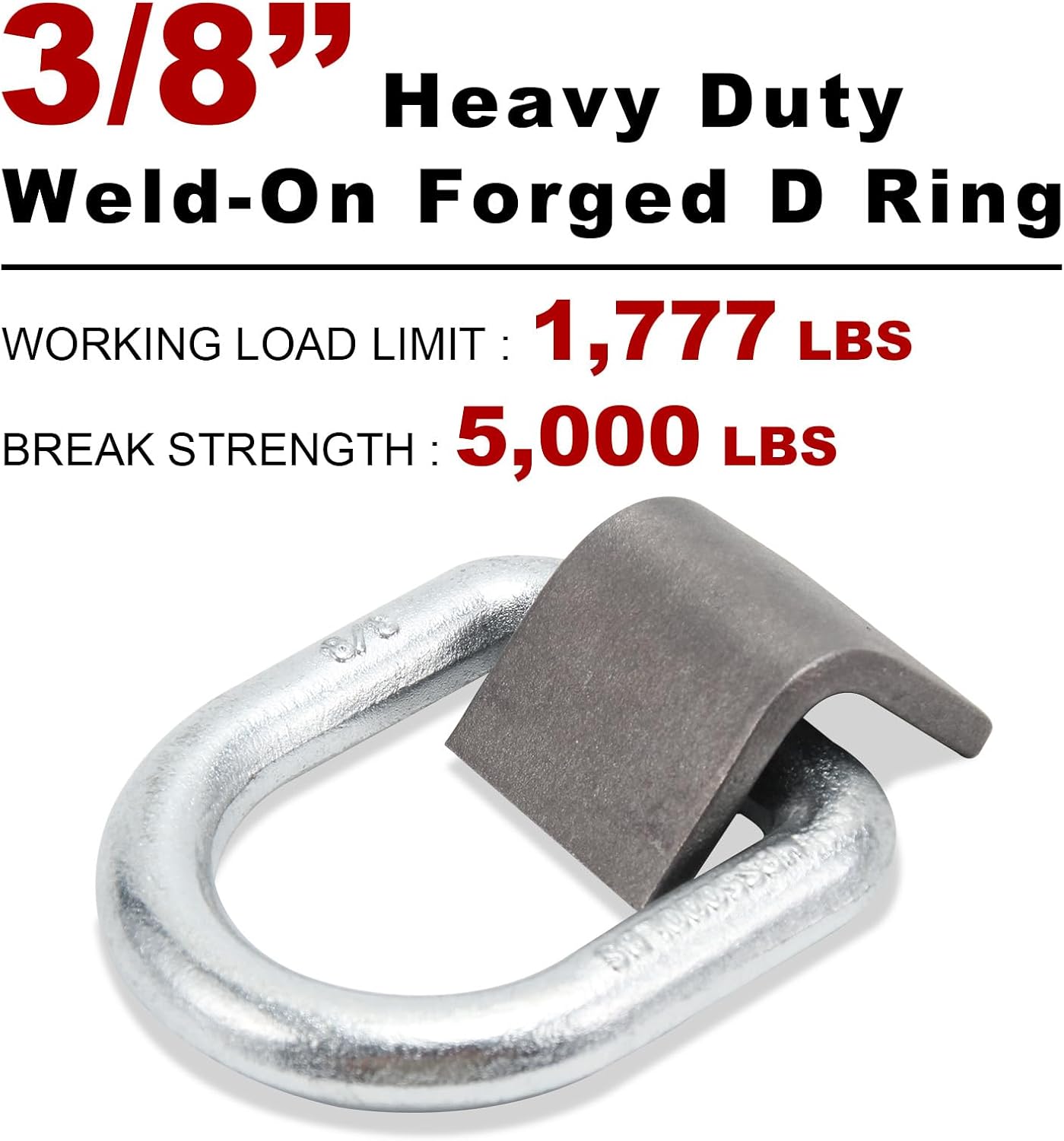 Anillo D 3/8" servicio pesado remolques camiones